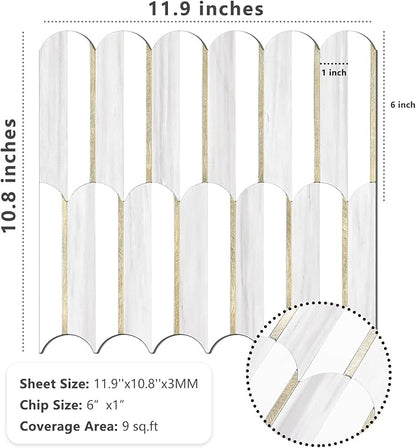 Vamos Tile Peel and Stick Backsplash Seamless Tile, 10-Sheet Stick on Backsplash - Image 9