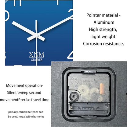 XNM Navy Blue Decorative Wall Clock - Image 8