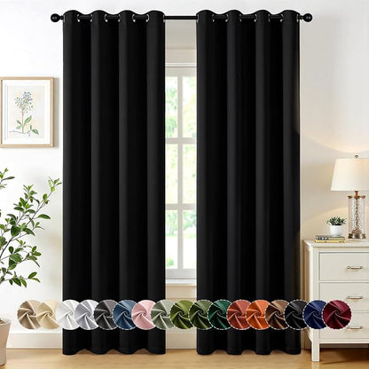 MIULEE Blackout Curtains for Bedroom Living Room 2 Panels, Thermal Insulated by MIULEE