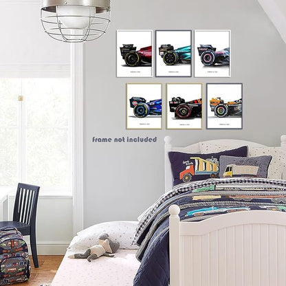 CSLGQGV Car Posters Classical Supercar Prints Vintage Racing Car Canvas Painting - Image 6