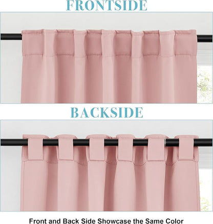 RYB HOME Blackout Curtains for Bedroom, Small Windows Shades Thermal Insulating - Image 4