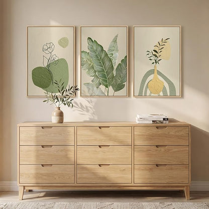 Framed Botanical Modern Wall Art - Image 6