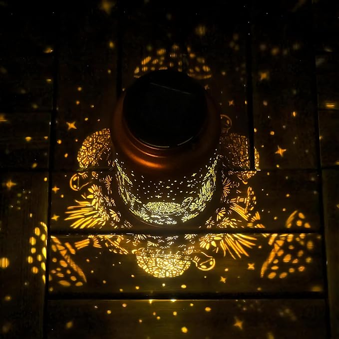 2 Pack Turtle Solar Lanterns Outdoor Waterproof - Hanging Turtle Solar Lights Garden Decor, Birthday Gifts for Women, Mom, Mothers Day Gifts, Outdoor Decor for Patio, Yard