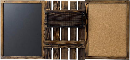 MyGift 3 Panel Wall Mounted Entryway Bulletin Board Combo Set - Image 6