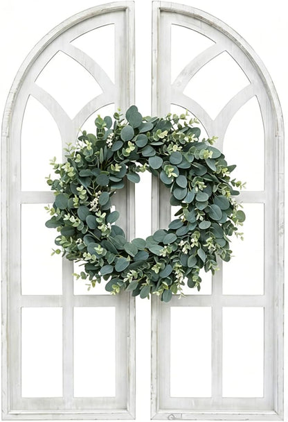 SwallowLiving Set of 2 Cathedral Arch Window Frame Wall Decor by SwallowLiving