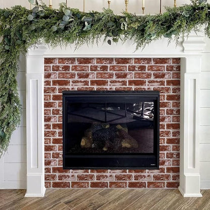 COMSTICKC 3D Faux Brick Wall Panels Peel and Stick, Small Size Thin PVC Fake - Image 7