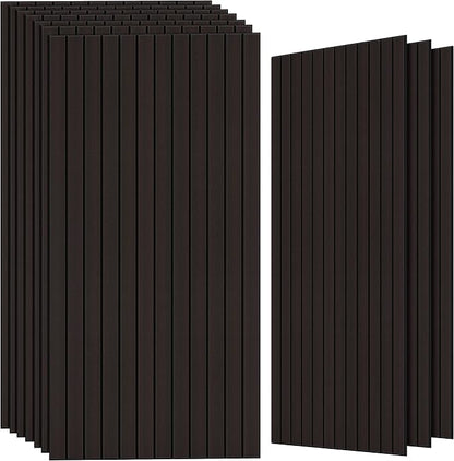 TO-TH Wood-Look Acoustic Wall Panels, 10 Pack 47.2” x 23.6” Acoustic Panels by TO-TH