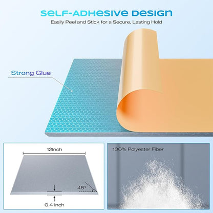 12 Pack Self-Adhesive Acoustic Panels, Soundproof Wall Panels - Image 2