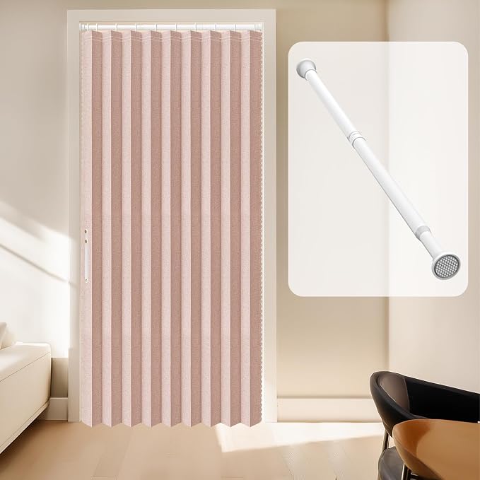 AJAZZ Blackout Accordion Door Curtain - Image 8