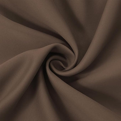 LEMOMO Chocolate Brown Blackout Curtains 66 x 63 Inch Length/Set of 2 Curtain - Image 5