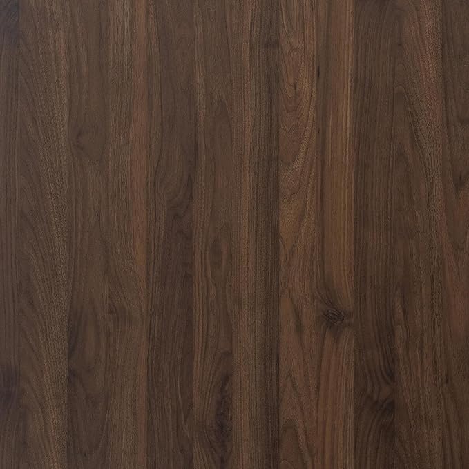 BOMENG Large Walnut Wood Contact Paper Matte 48"x591" Dark Brown Wood Wallpaper by BOMENG