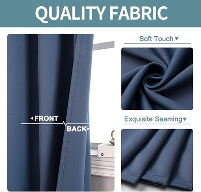 ChrisDowa Blackout Curtains 48 inches Long - Image 3