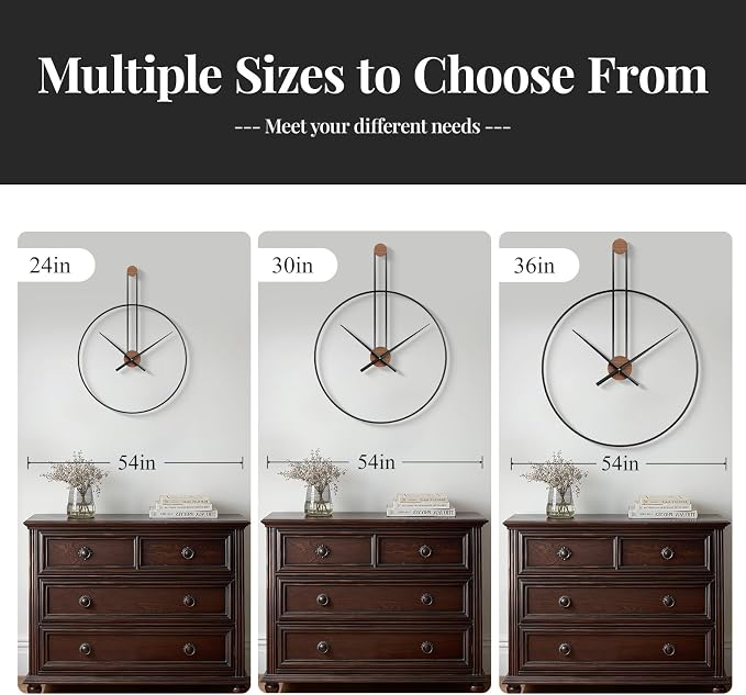 Cuspin 30 Inch Large Wall Clock - Image 5