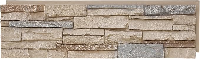 8-Pack Faux Stone Wall Panels PU Stone Veneer Siding, Mortarless Lightweight - Image 4