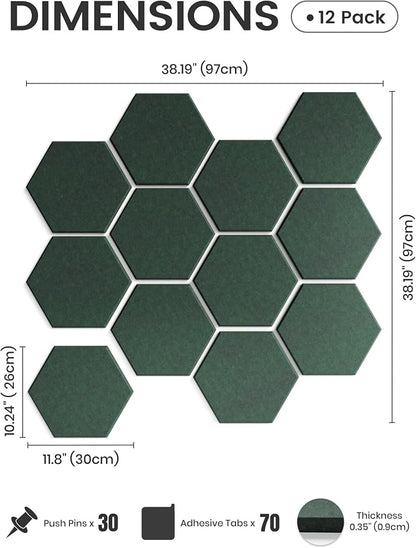 Fluxynara Hexagon Cork Board Alternative - Image 2