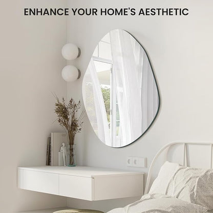 TRAHOME Irregular Asymmetrical Wall Mirror - Image 4
