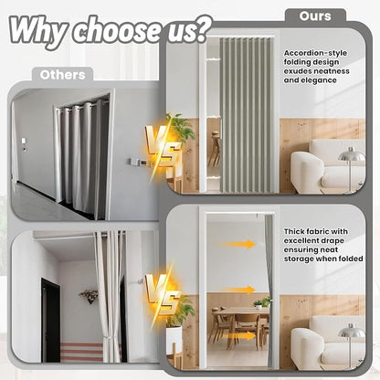 AJAZZ Blackout Accordion Doors - Image 4