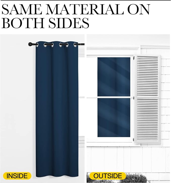 NICETOWN Room Darkening Curtains - Image 5