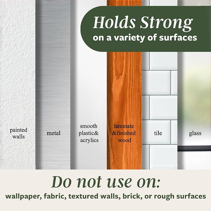 Adhesive Wall & Ceiling Decor Hooks: 4-Pack 3 lbs Heavy Duty No-Drill 360° - Image 7