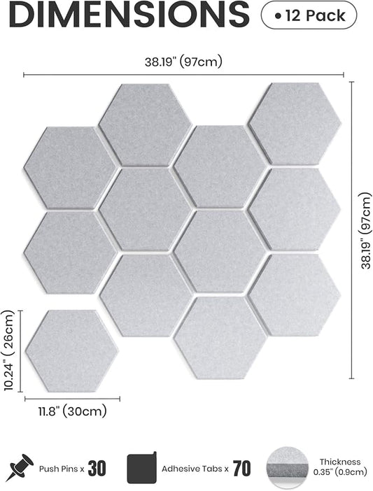 Fluxynara Hexagon Cork Board Alternative - Image 2