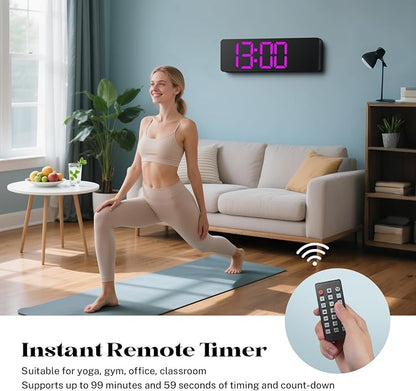 Digital Clock Large Display, Led Big Wall Clocks - Image 6