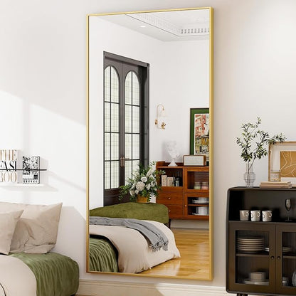 GLSLAND 76"x34" Full Length Mirror Extra Large Hanging or Leaning Rectangle - Image 3