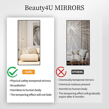 Beauty4U 65" x 24" Full Length Mirror - Image 5