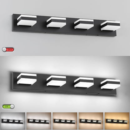 SOLFART Bathroom Vanity Lights, Adjustable Black Matt Black Vanity Light - Image 7