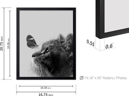 Poster Master Butterfly on Cat Print - Image 3