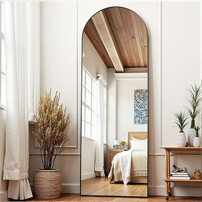Dewfig Arched Full Length Mirror, Full Body Mirrors - Image 5