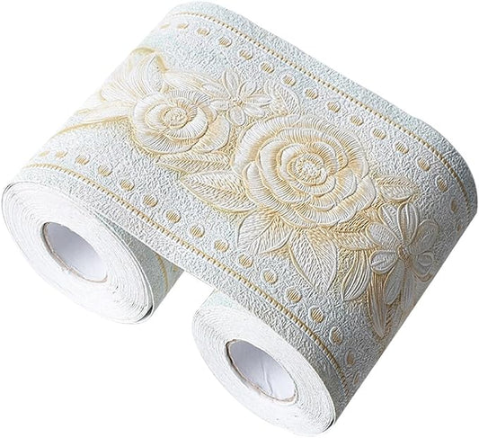 Creation Core 4.2x196.8 Waterproof Wallpaper Border 3D Pattern Wall Decor by La+La+Pet
