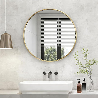 NEWBULIG 36 Inch Round Wall Mirror, Bathroom Mirror - Image 7