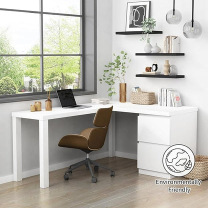 Forbena 24 Inch Long Black Floating Shelves - Image 3