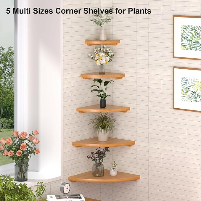 Gieanoo Floating Corner Shelves - Image 7