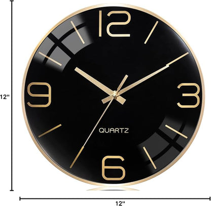 AYRELY® 12 Inch Silent Modern Wall Clocks Battery Operated, Wall Clock - Image 8