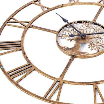 40 Inch Large Wall Clock for Living Room – Bronze Metal Clock - Image 4