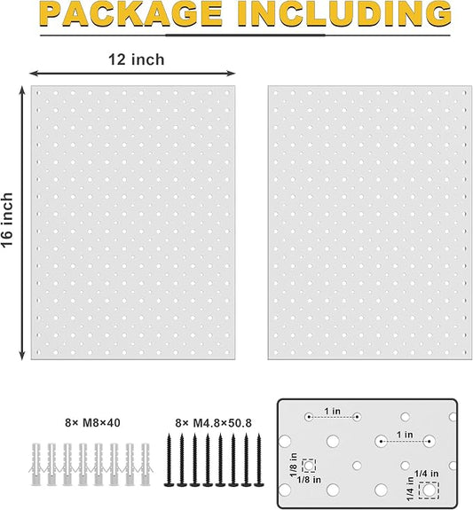 Ultrawall Metal Pegboard Panels, Pegboard Wall Organizer, Peg Boards - Image 2