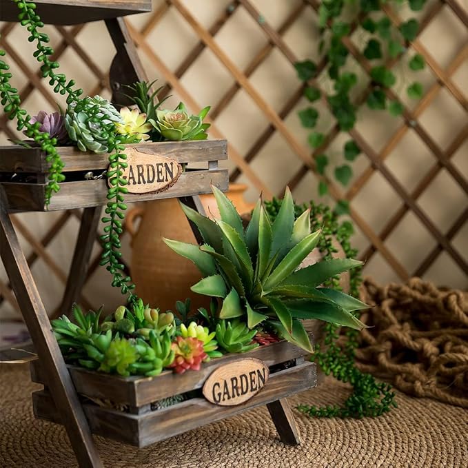 JUSTOYOU Large 12.5" Artificial Succulents Aloe Plants Real Touch Fake Flowers Unpotted for Home Wedding Festival Arrangement (1, Green)