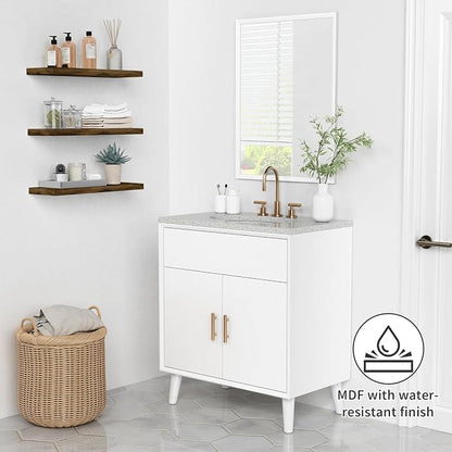 Forbena Rustic Wood Floating Shelves - Image 5