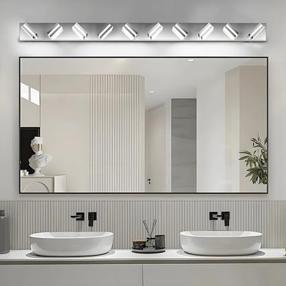 IZORRO LED Modern Bathroom Lights Fixtures, Chrome Acrylic Wall Lighting - Image 7