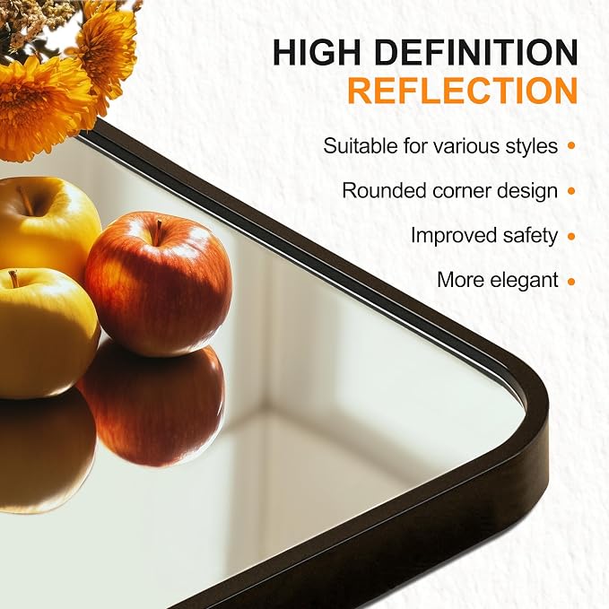 Delma Bathroom Mirror, High-Definition Vanity Mirror, Versatile Mirror - Image 5