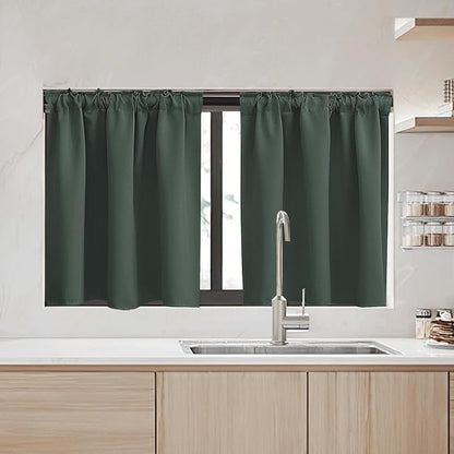 RYB HOME Kitchen Window Curtains Over Sink - Image 2