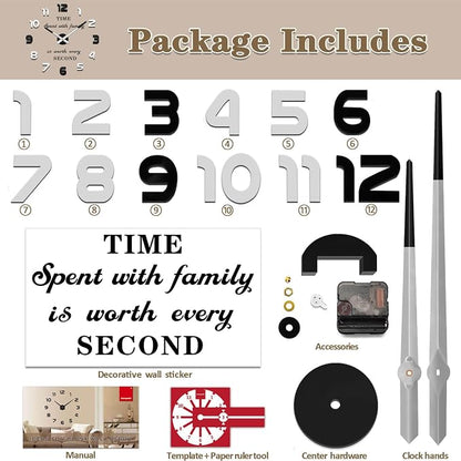 VANGOLD Design Sticker Wall Clock - Image 5