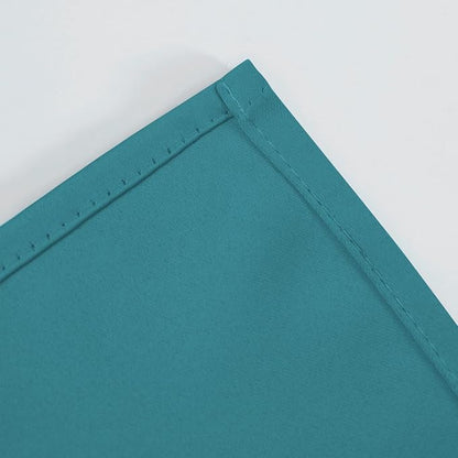 LEMOMO Blackout Curtains 66 x 72 Inch Long Sea Teal Curtains Set of 2 Panels - Image 7