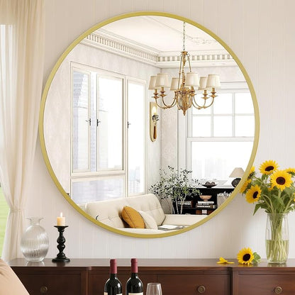 Sweetcrispy 30in Round Bathroom Mirrors by Sweetcrispy