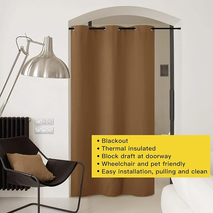 NICETOWN Sound Reducing Room Divider Curtain Screen Partition, Function Thermal - Image 8
