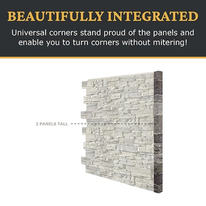 AZ Faux High-Density Polyurethane Faux Stone Flush Outside Corner - Image 7