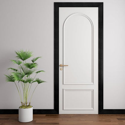 LaCheery Black Wood Mirror Frame Border Peel and Stick Mirror Border Tape Black - Image 6