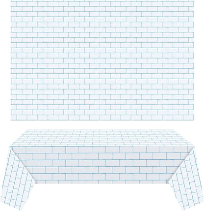 Chuangdi 2pcs 4.5 x 9 Feet Brick Wallpaper Peel and Stick Backdrop Tablecloth by Chuangdi