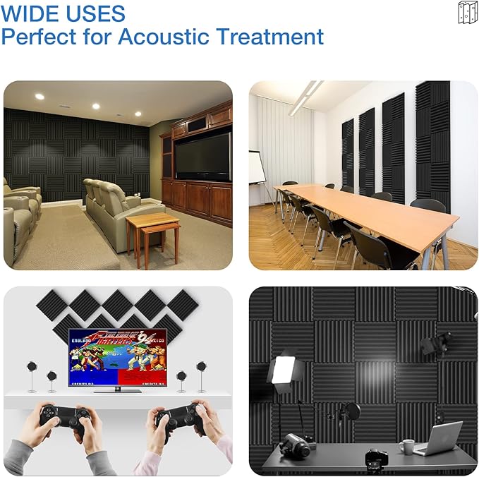 48 Pack Sound Proof Foam Panels - Image 6